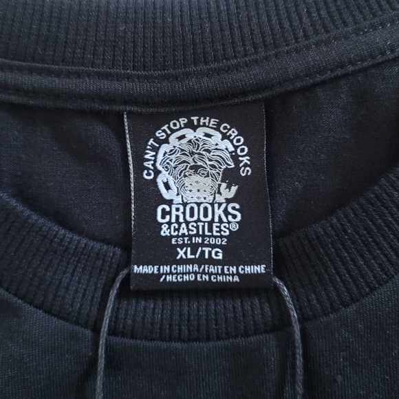 Crooks💰 & Castles🏰 Black🖤 Tee👕 - NWT - Picture 6 of 16